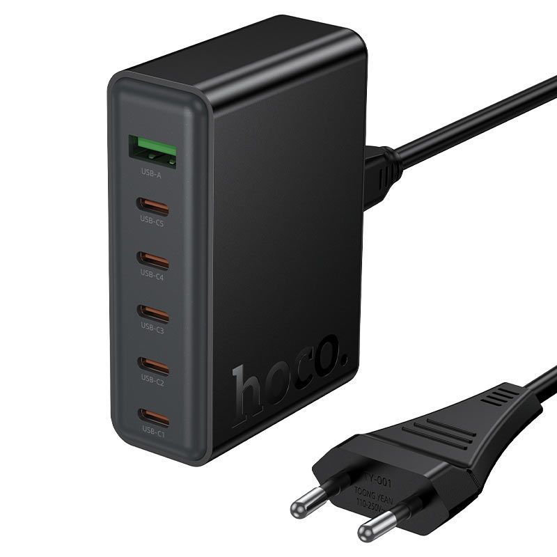 hoco-c152a-70w-gan-6in1-charger