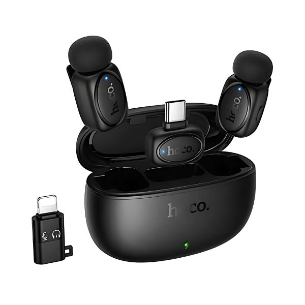 hoco-l19-enc-dual-wireless-mini-microphone