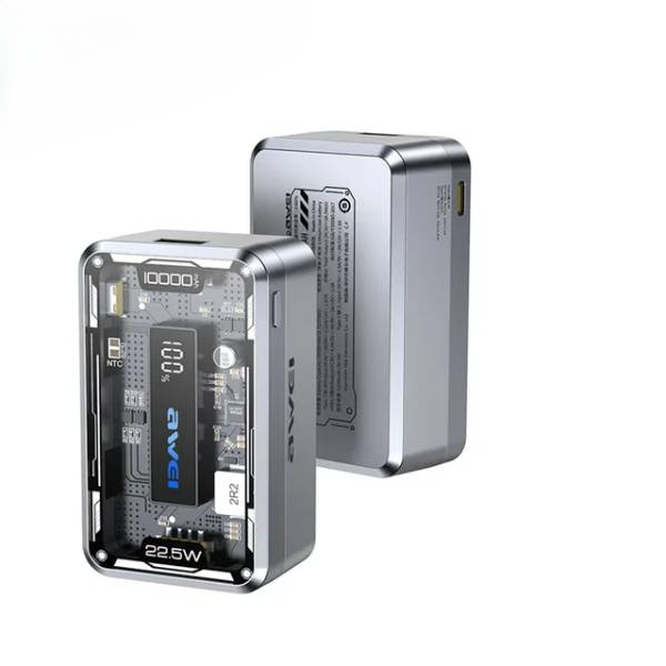 awei-p111k-pd225w-10000mah-portable-transparent-power-bank
