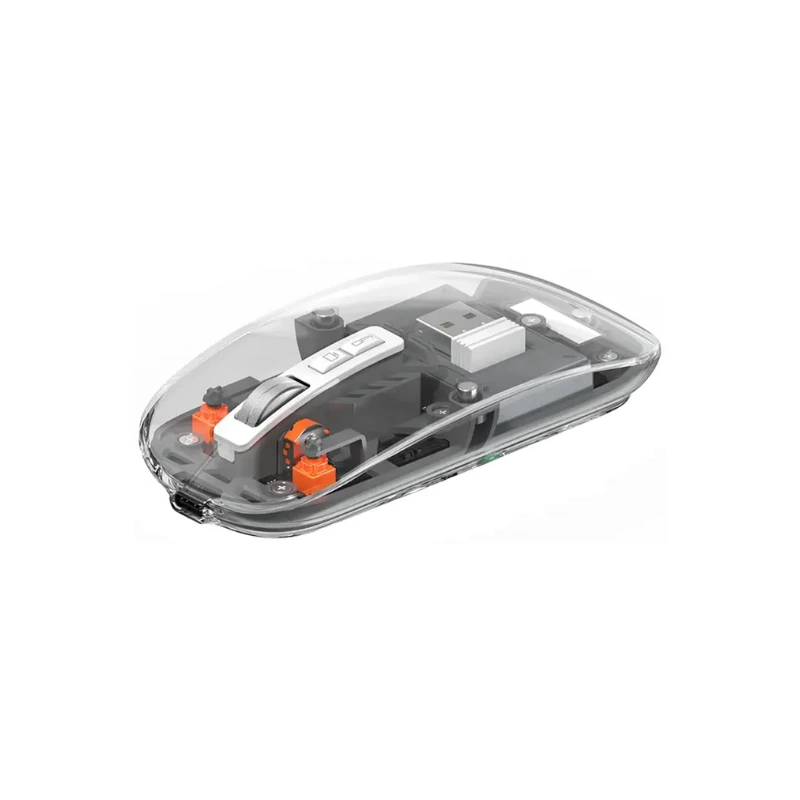 wiwu-wm105-crystal-transparent-magnetic-wireless-mouse-gray